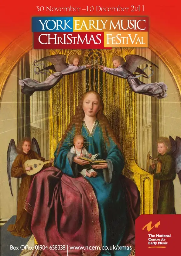 York Early Music Christmas Festival 2011 brochure design