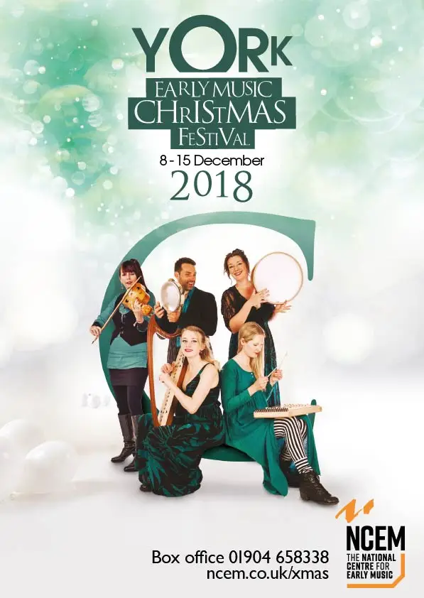 York Early Music Christmas Festival 2019 brochure design
