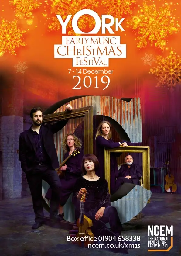 York Early Music Christmas Festival 2019 brochure design