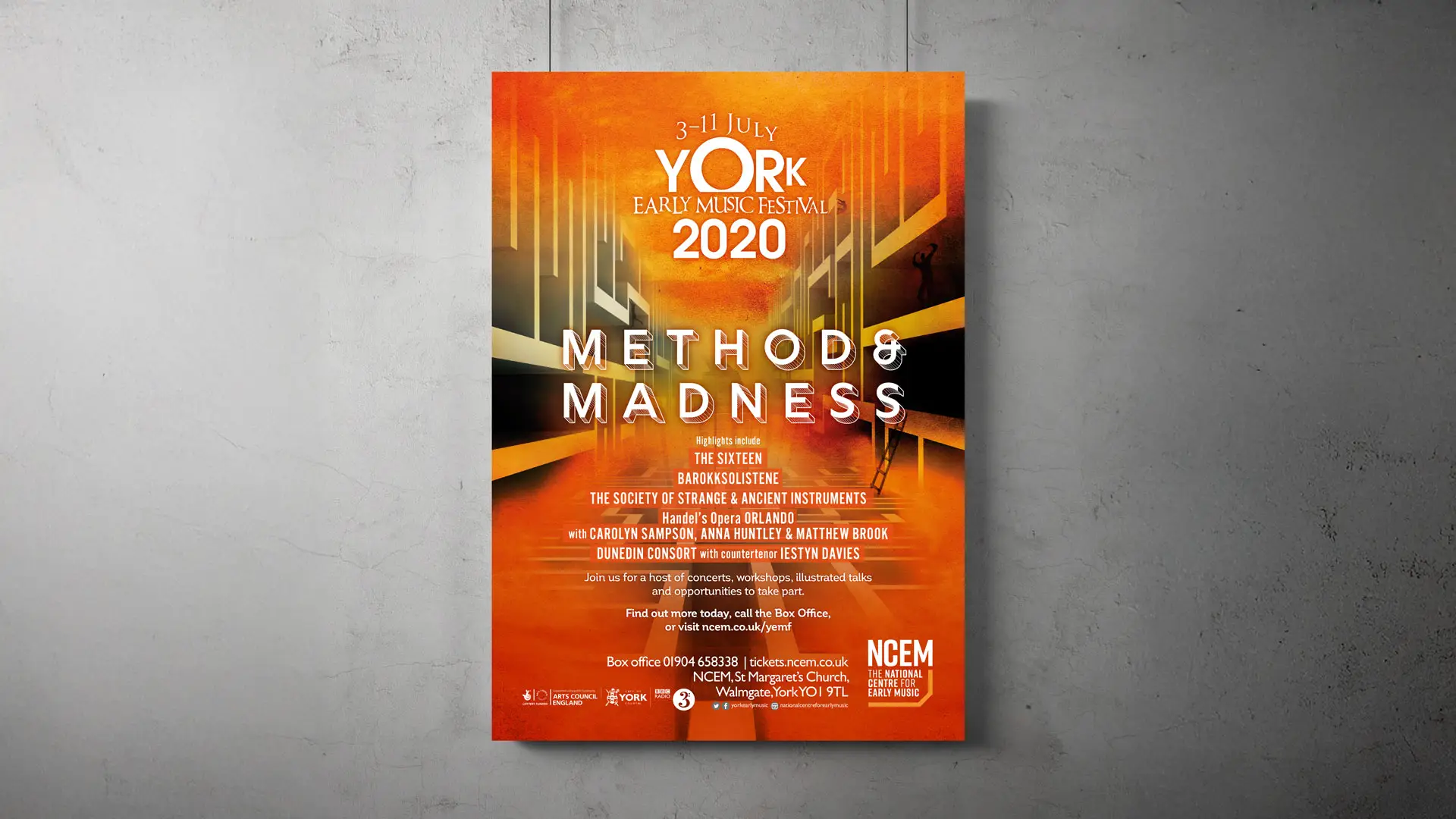 York Early Music Festival 2020 poster design