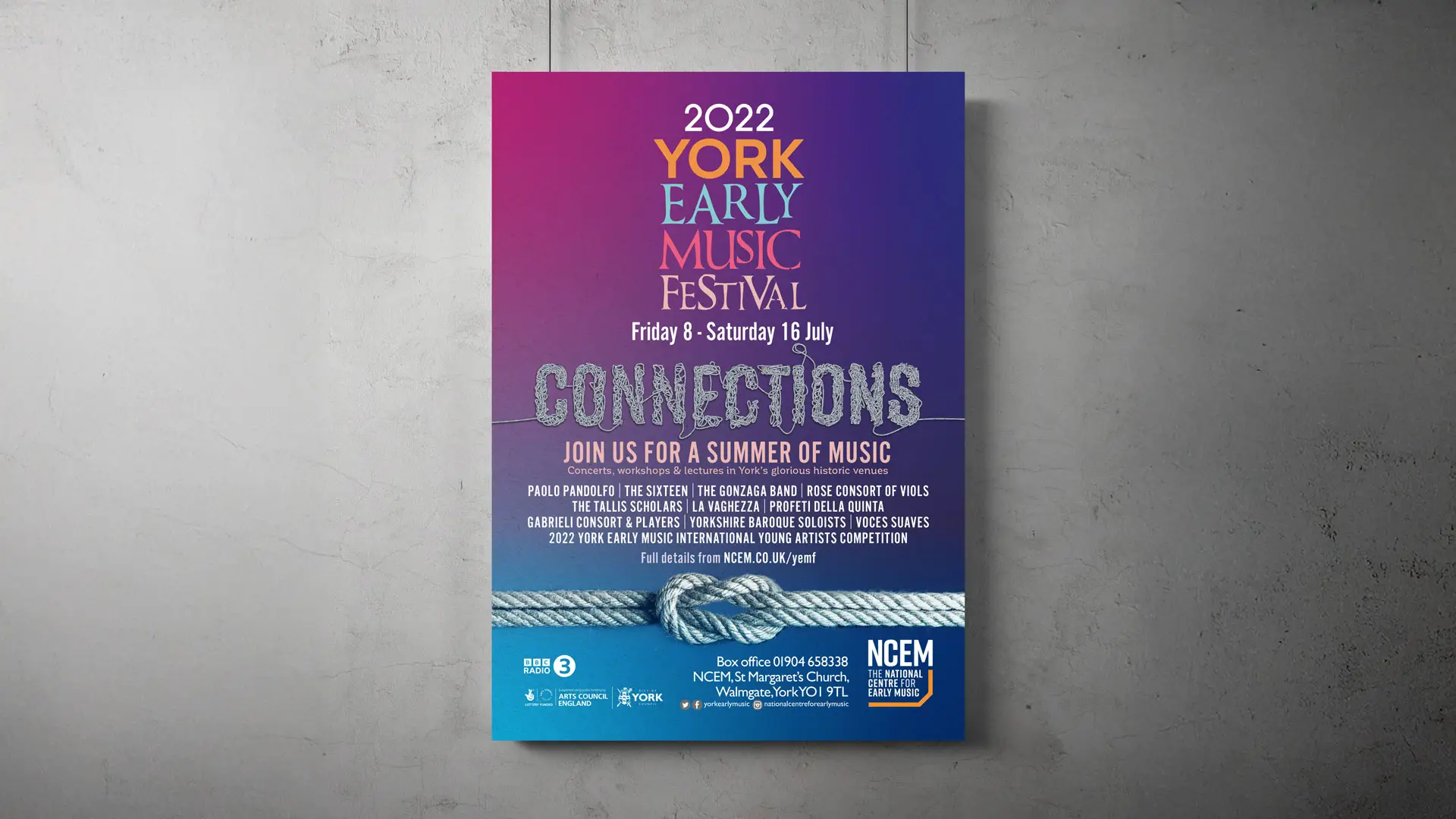 YEMF 2022 Connections poster design