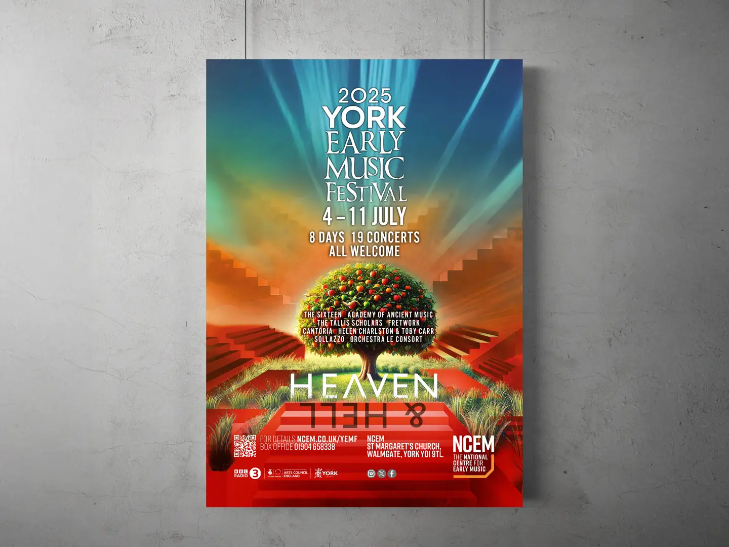 York Early Music Festival 2025 poster design