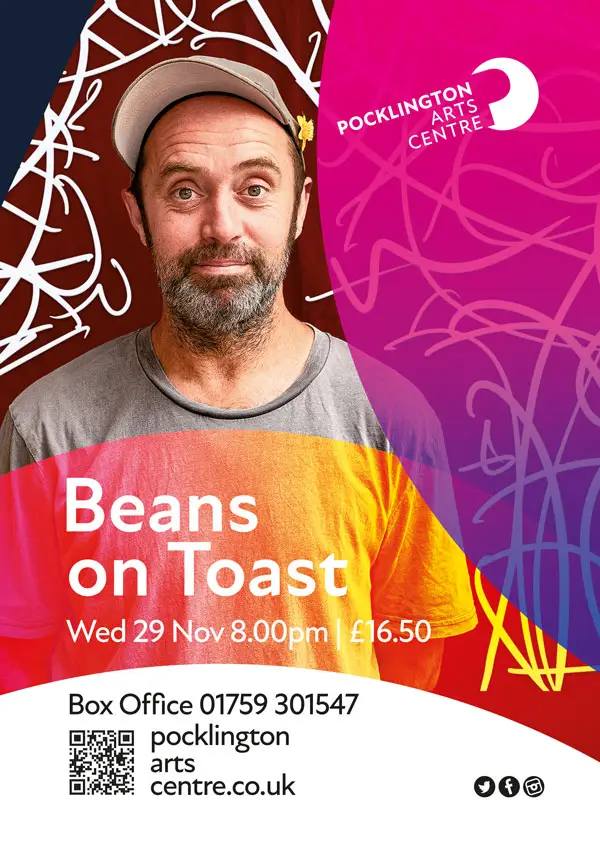 Pocklington Arts Centre Poster Beans on Toast
