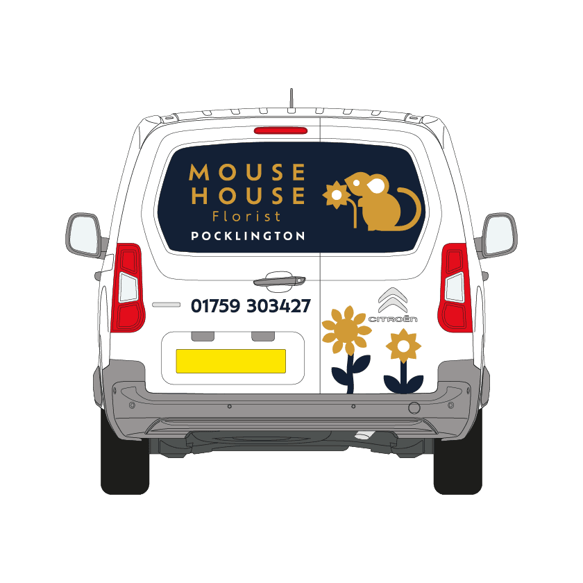 Mouse House Van Livery design