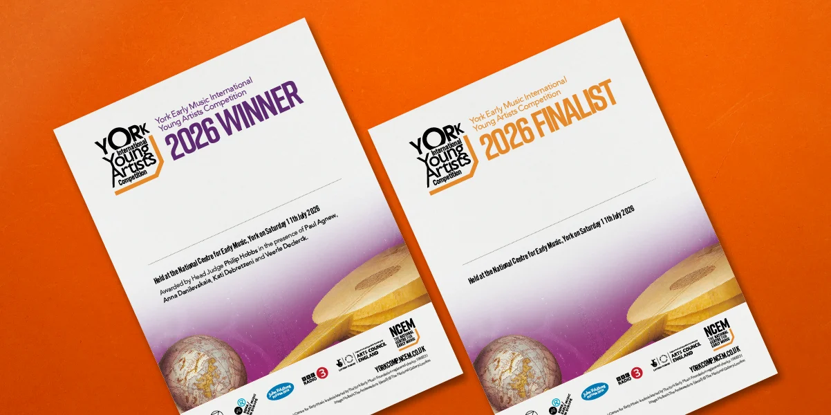 York International Young Artists Competition 2026 Certificates