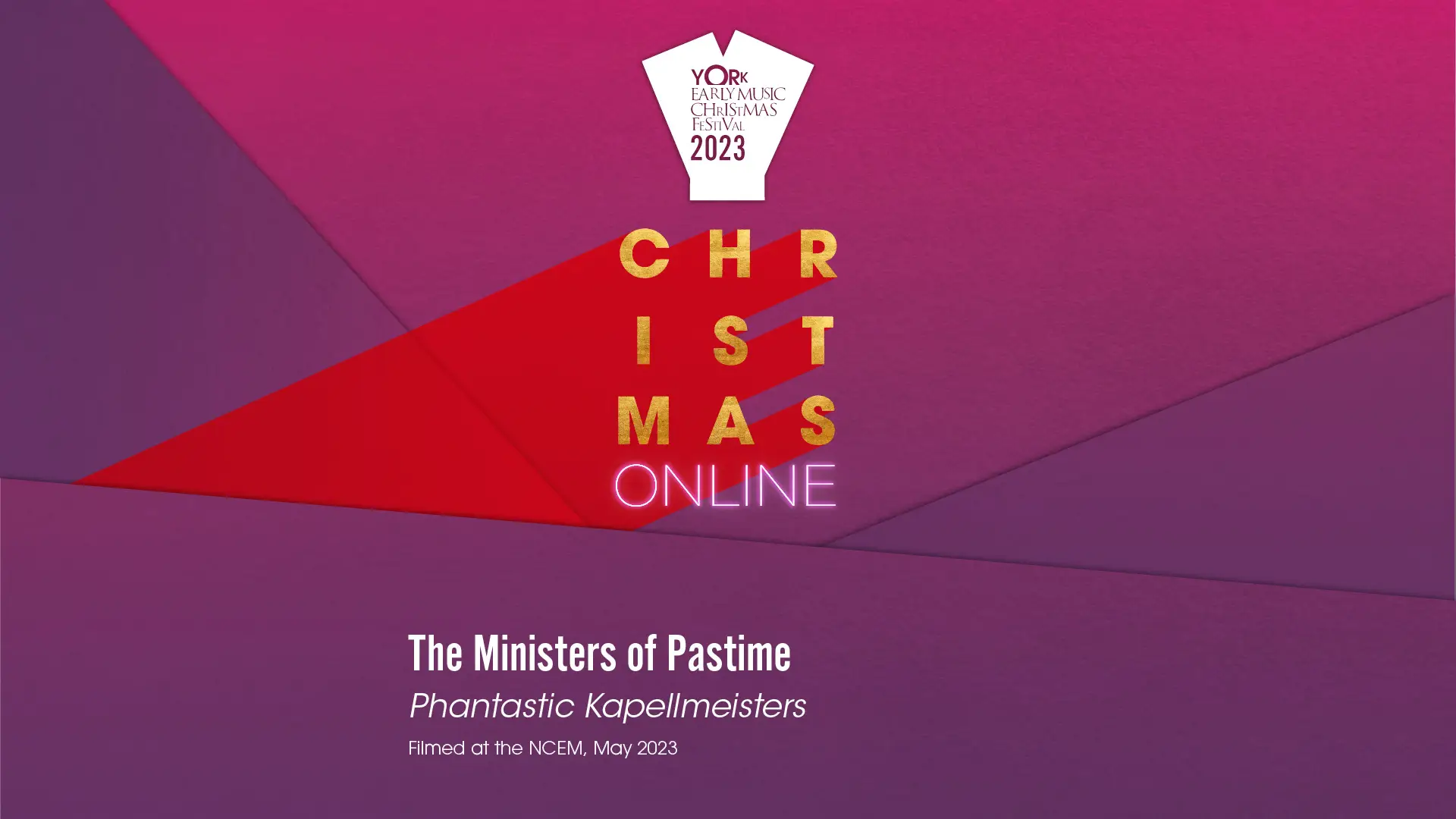 York Early Music Christmas Festival 2023 Screen Titles