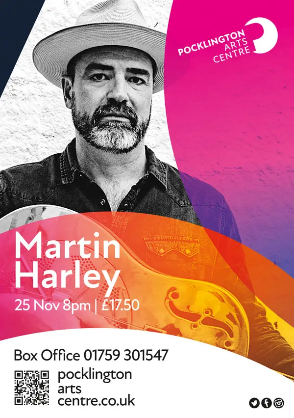 Pocklington Arts Centre Poster Martin Harley