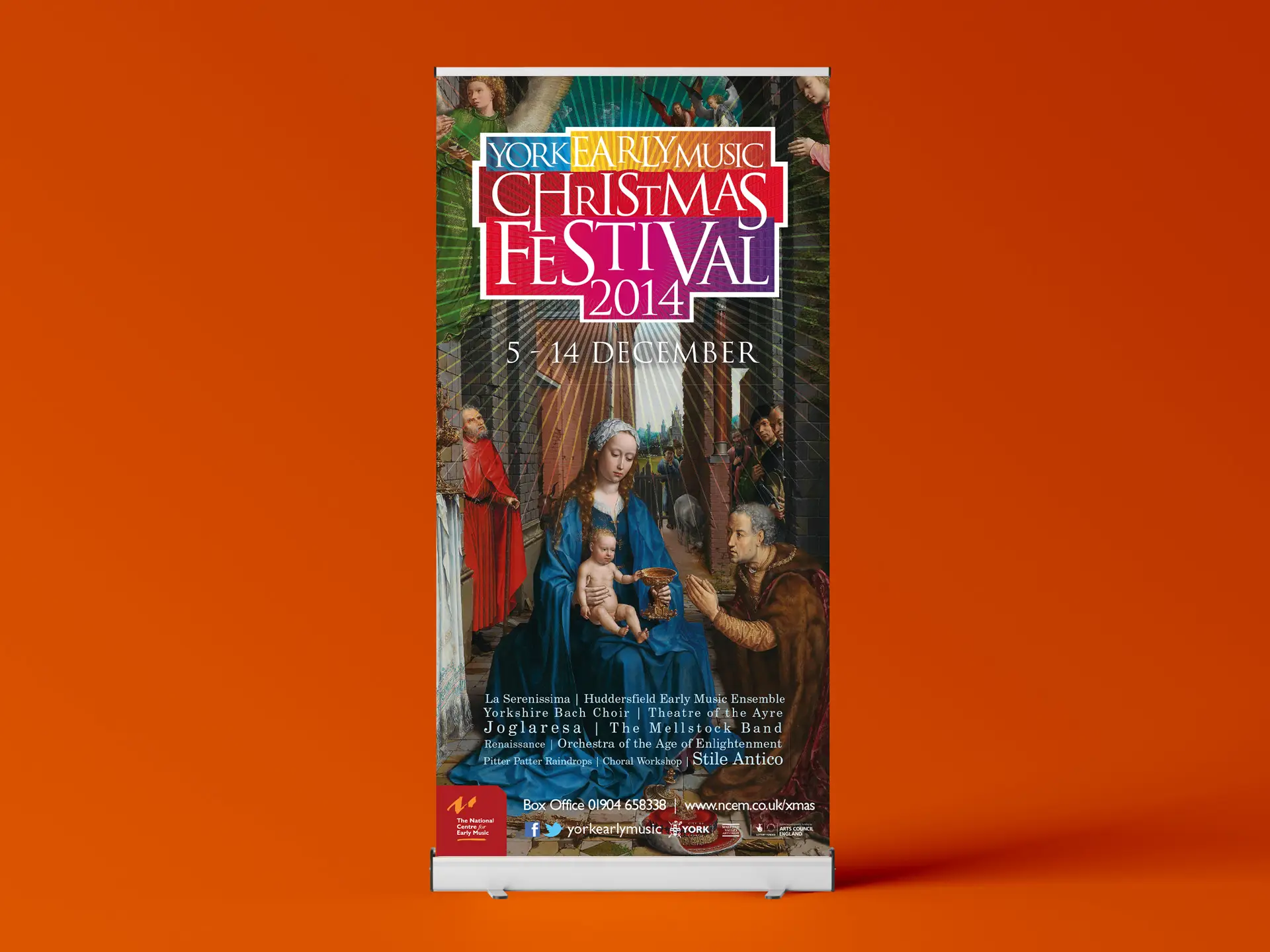 York Early Music Christmas Festival roller banner 2014