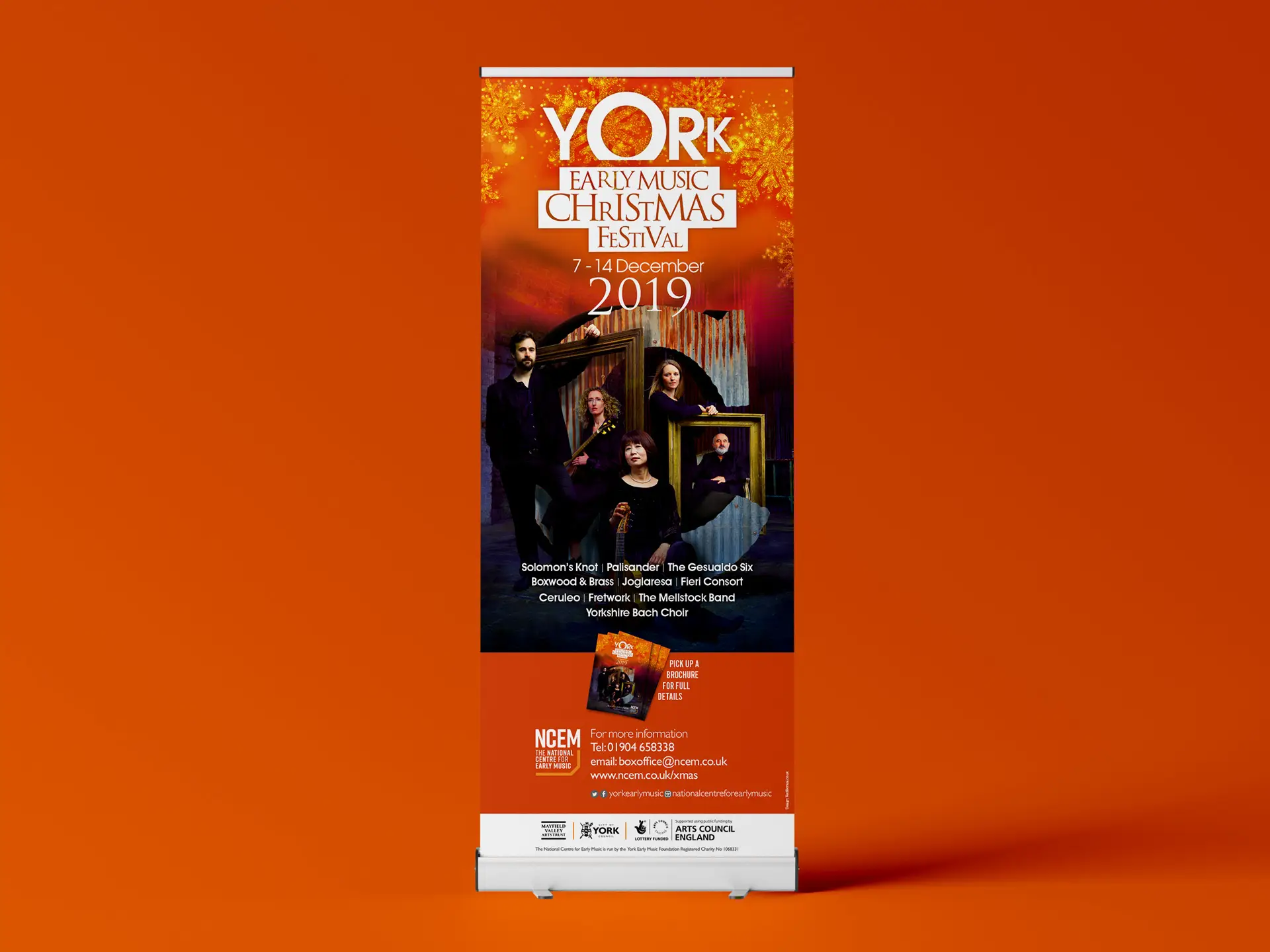 York Early Music Christmas Festival roller banner 2019