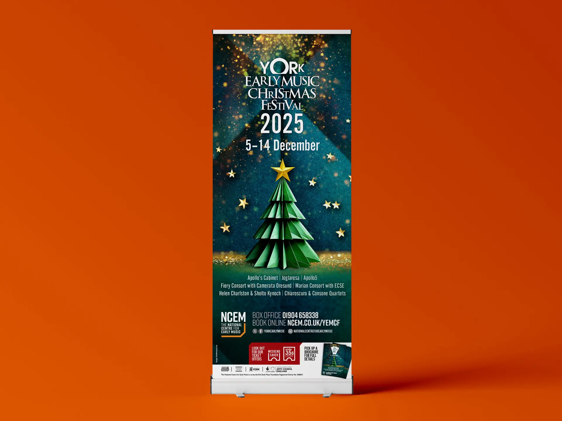 York Early Music Christmas Festival roller banner 2025