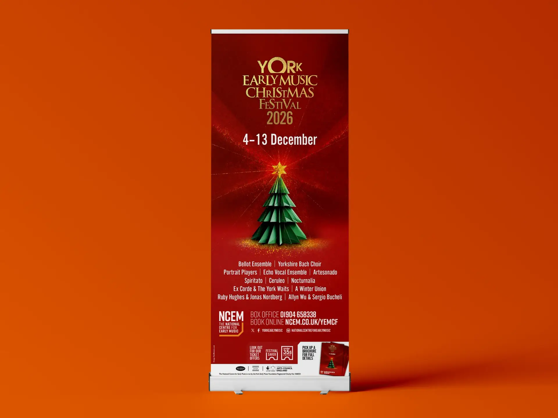 York Early Music Christmas Festival roller banner 2026