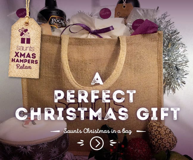 Saunts catering: A Perfect Christmas Gift advert