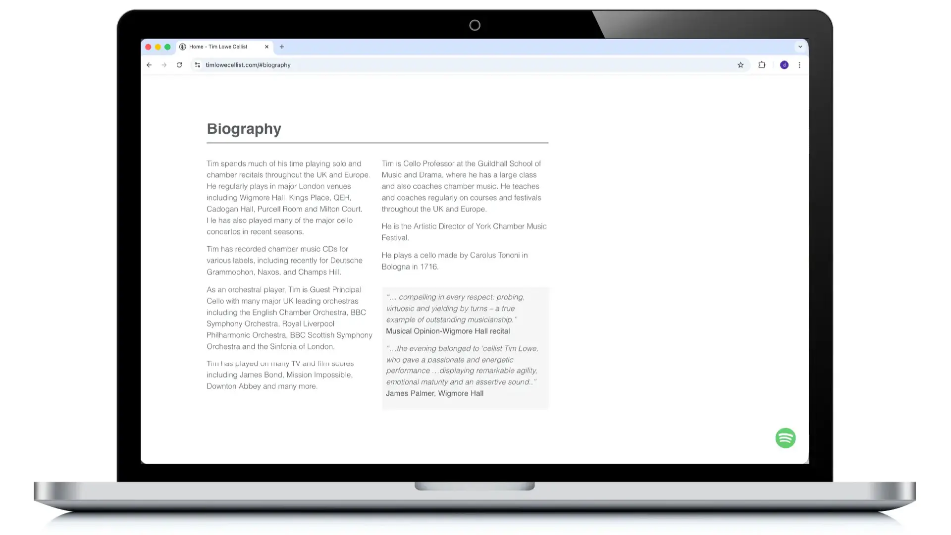 Tim Lowe Website