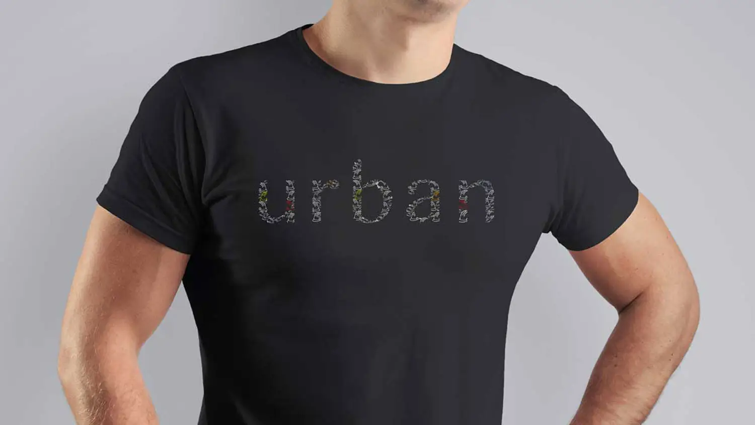 Urban T-shirt black