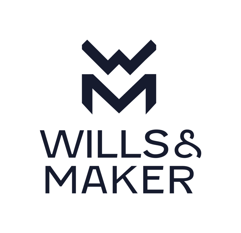Wills and Maker Logo Black