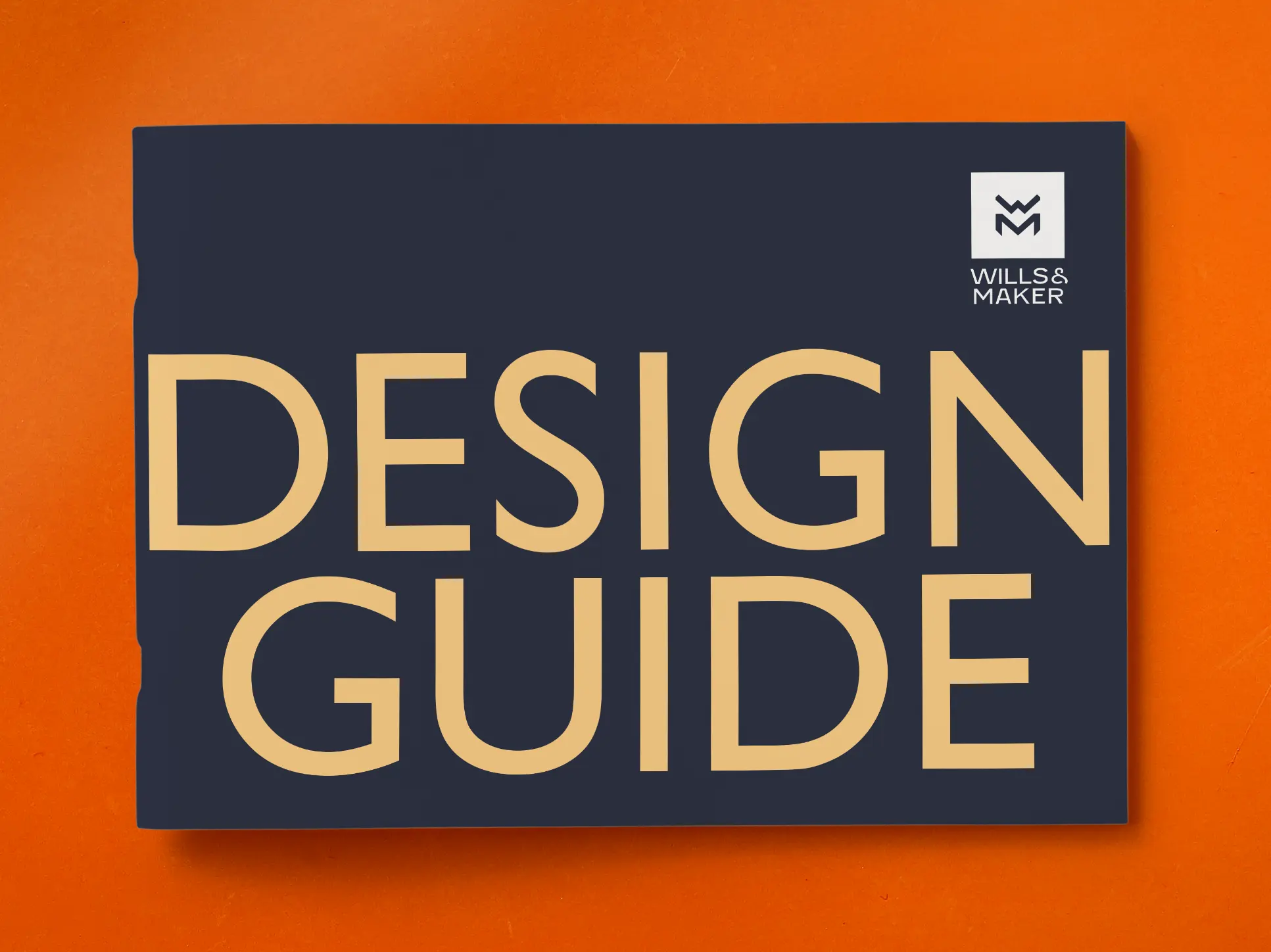 Wills and maker design guide mockup