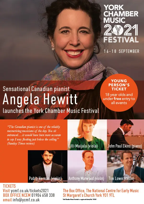 York Chamber Music Festival poster 2021