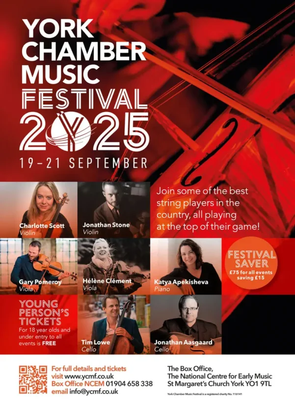 York Chamber Music Festival poster 2025