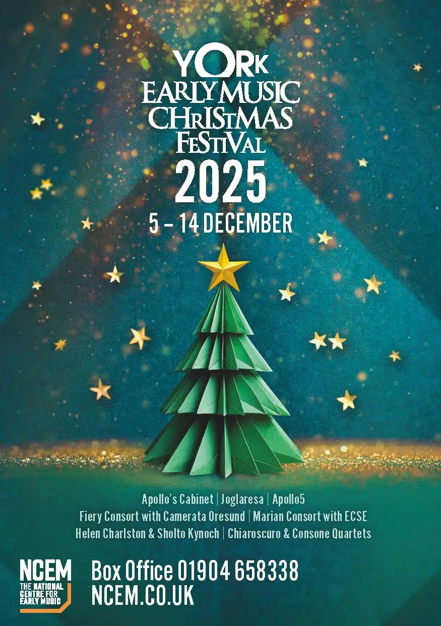 York Early Music Christmas Festival 2025 Brochure design