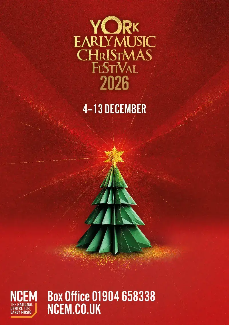 York Early Music Christmas Festival 2026 Brochure design