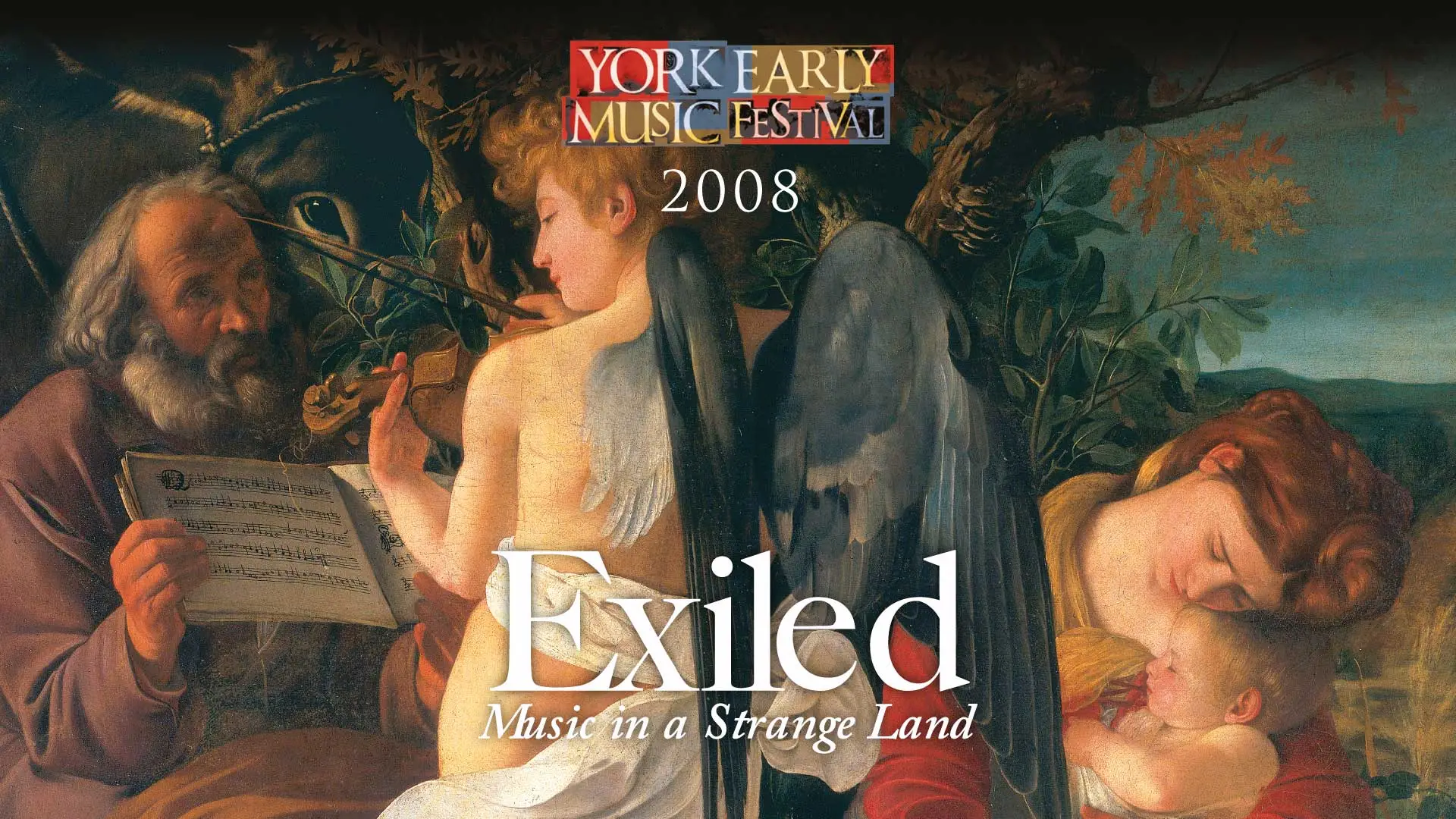 York Early Music Festival 2008 Exiled identity design