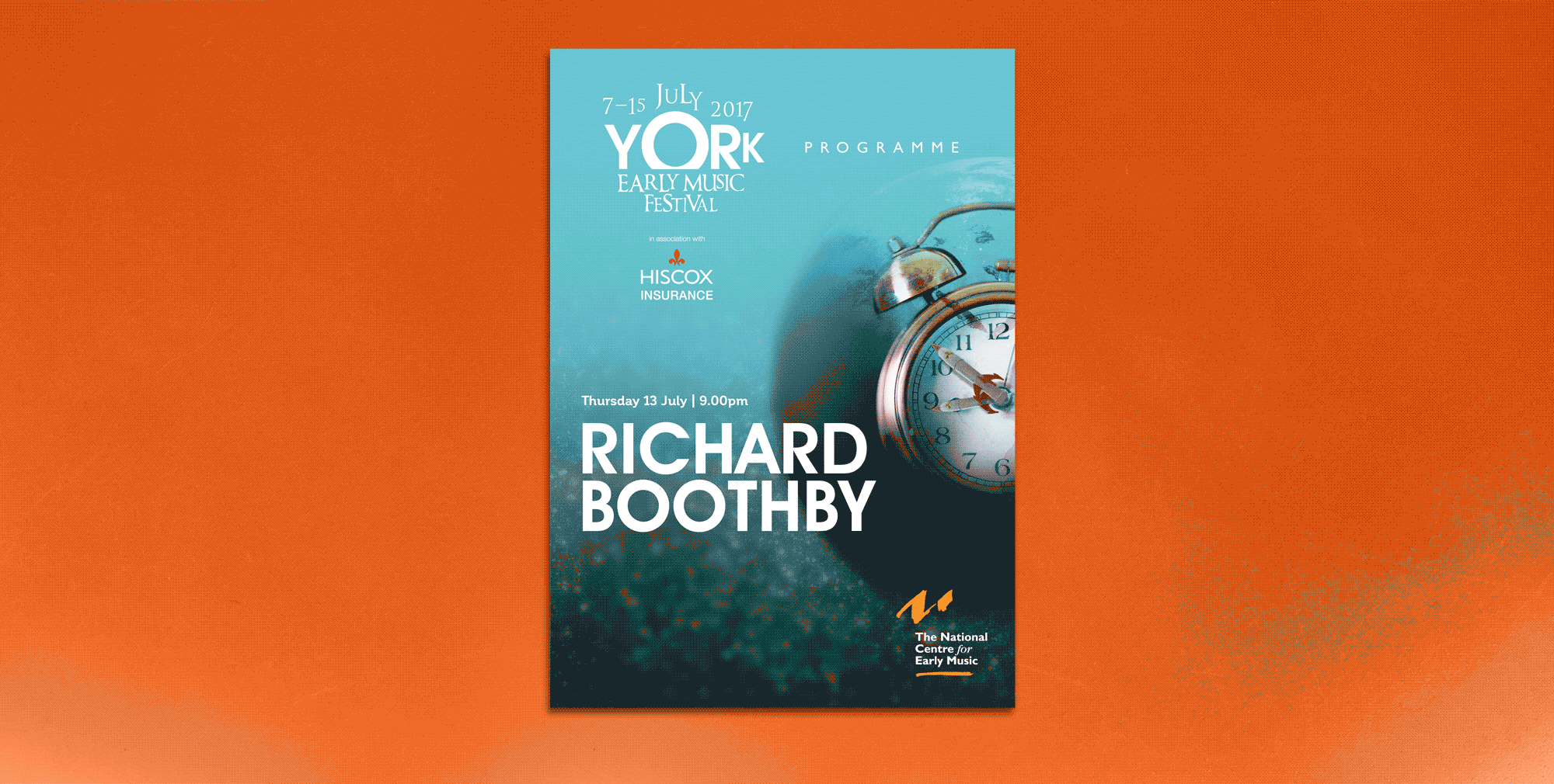 York Early Music Festival 2017 Changing Times, Changing Places event programme designs
