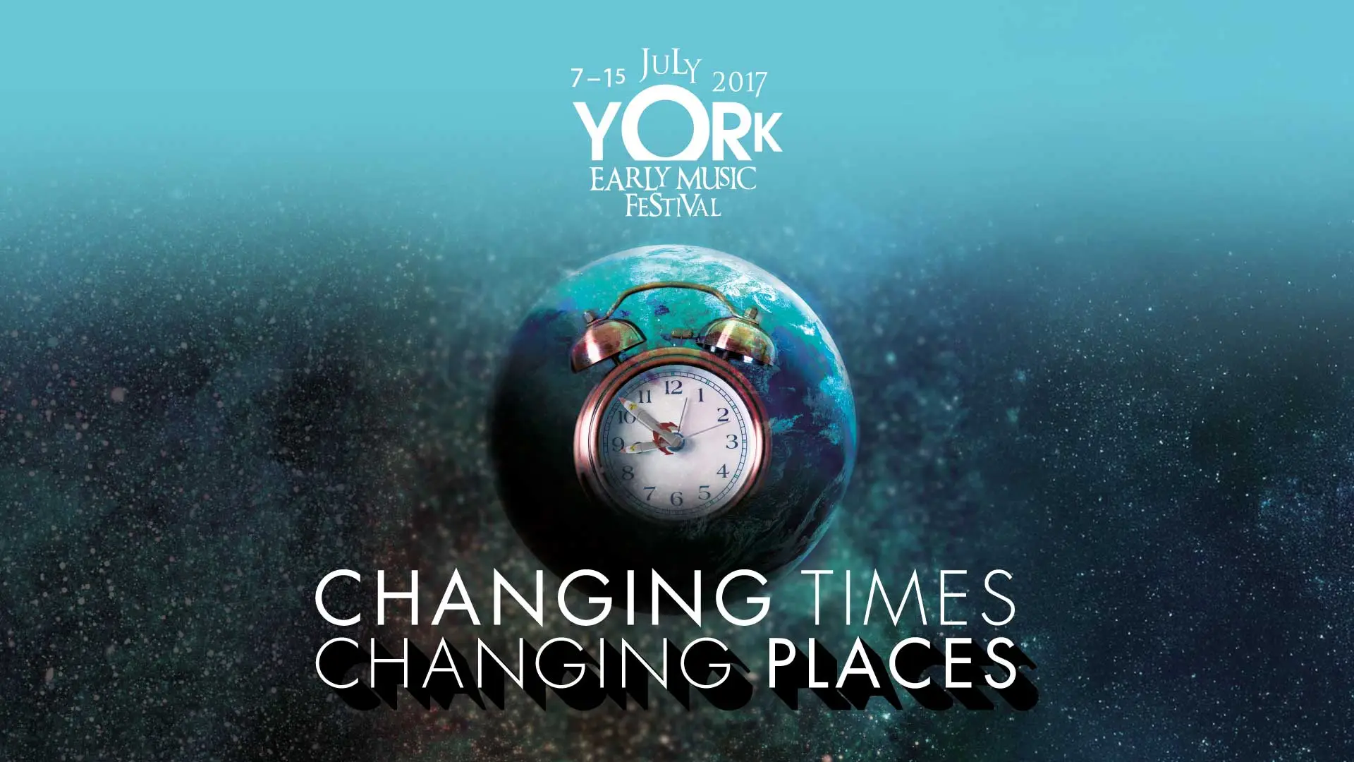 York Early Music Festival 2017 Changing Times, Changing Places identity design