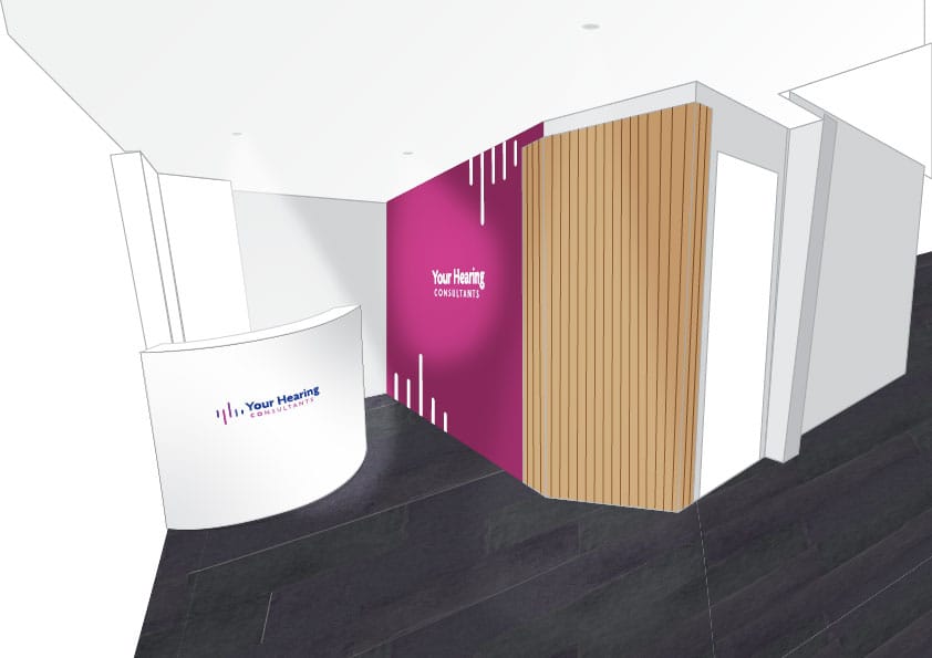 Your Hearing Consultants Interior signage drawing