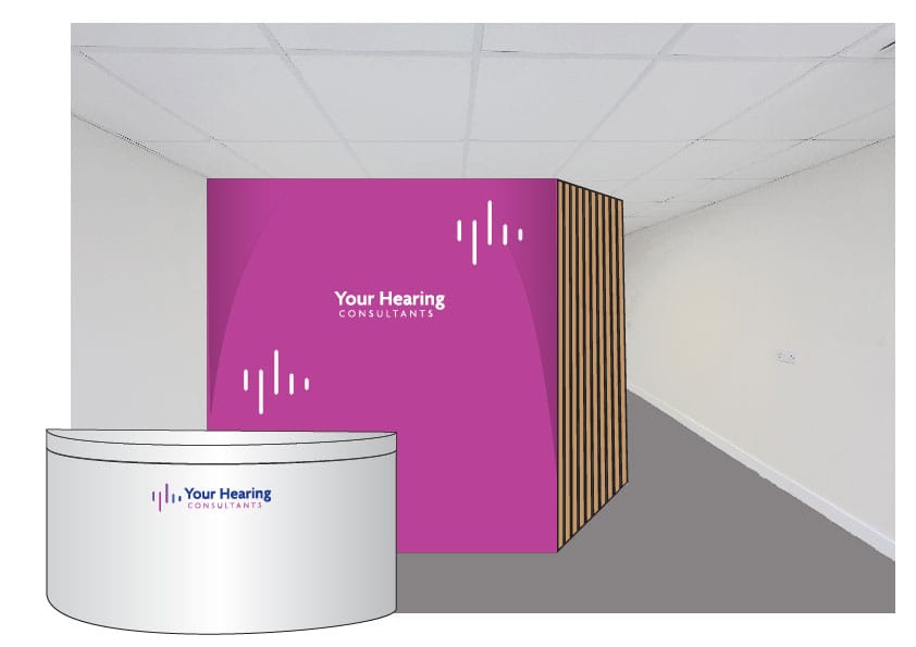 Your Hearing Consultants Interior signage drawing