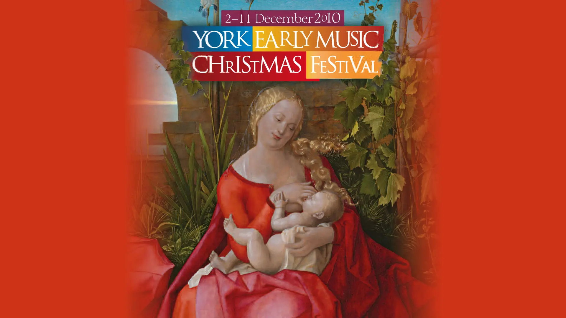 York Early Music Christmas Festival 2010 identity design
