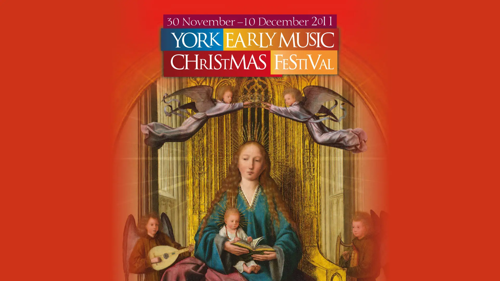 York Early Music Christmas Festival 2011 identity design