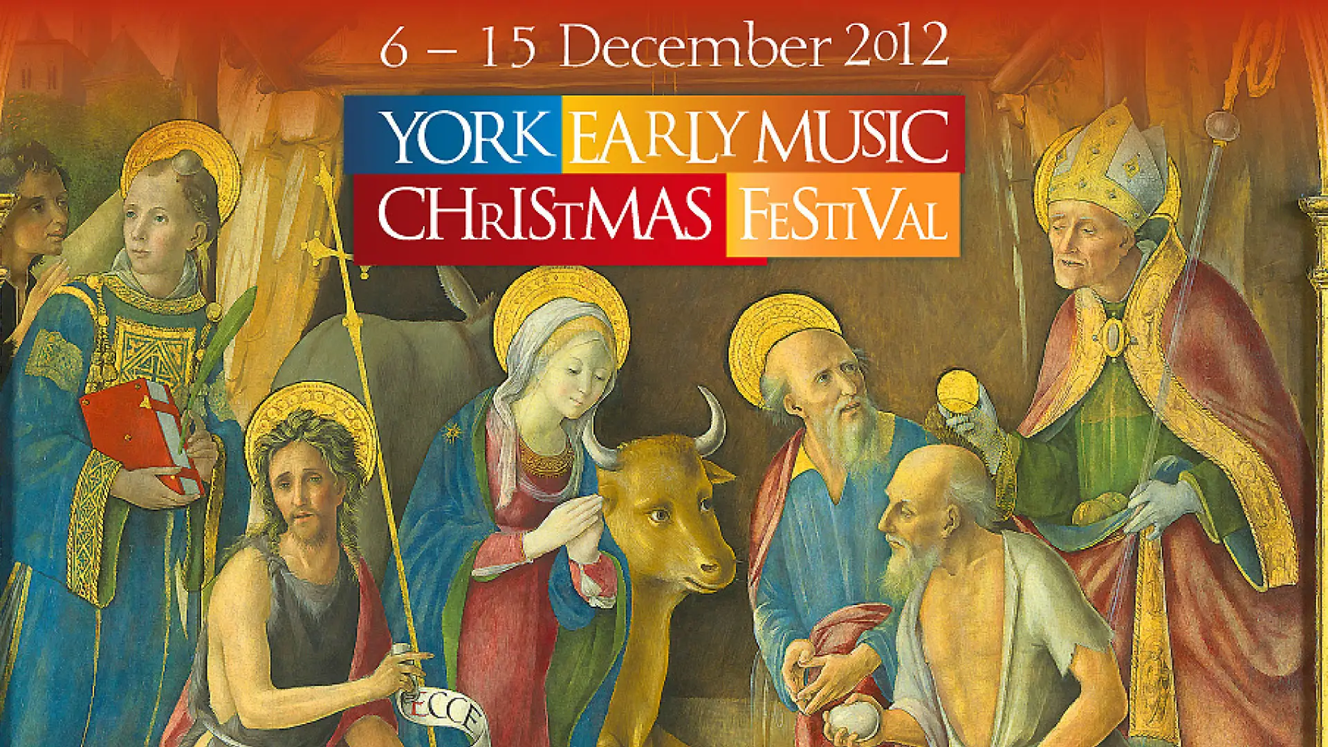 York Early Music Christmas Festival 2012 identity design