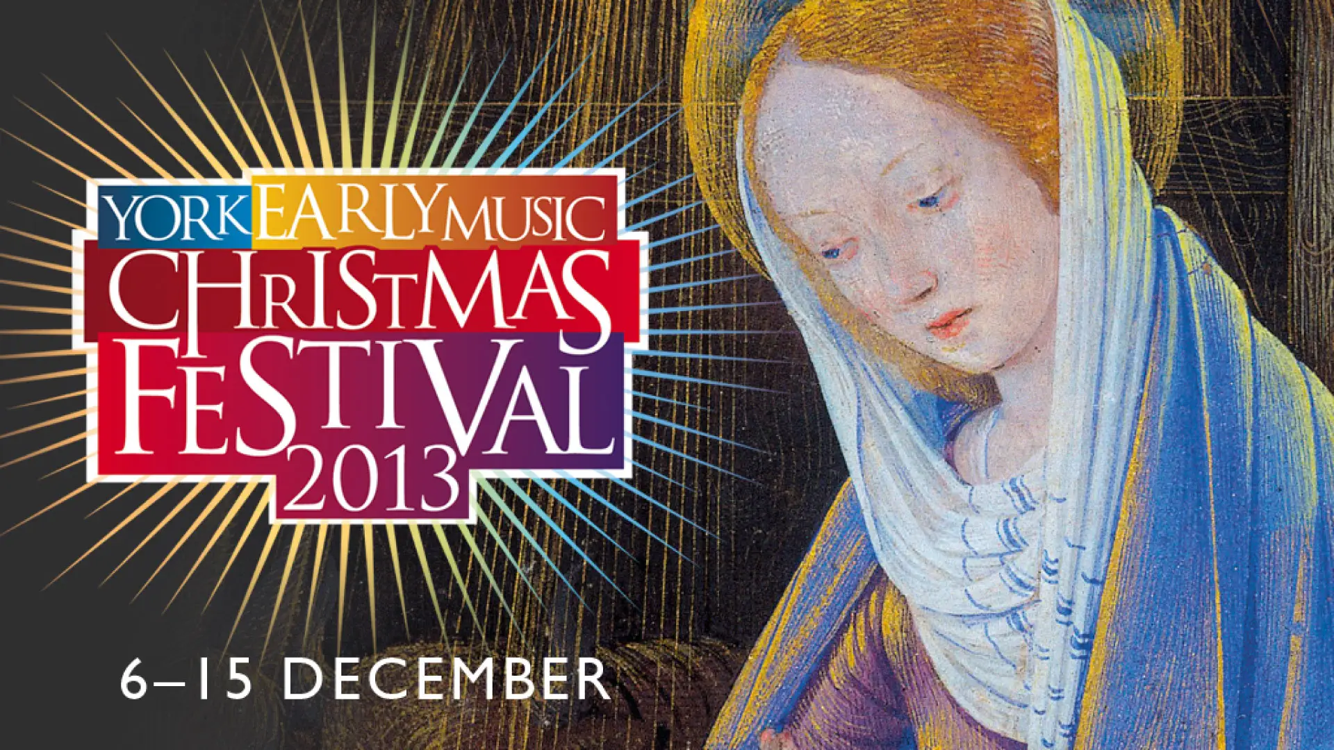 York Early Music Christmas Festival 2013 identity design
