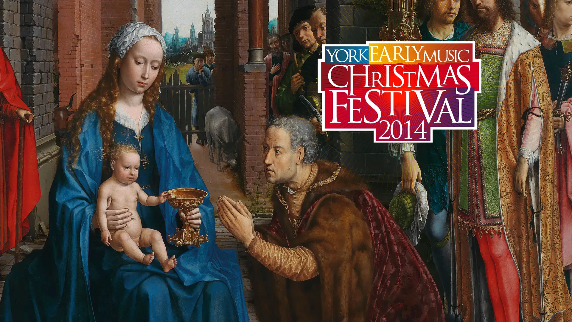 York Early Music Christmas Festival 2014 identity design