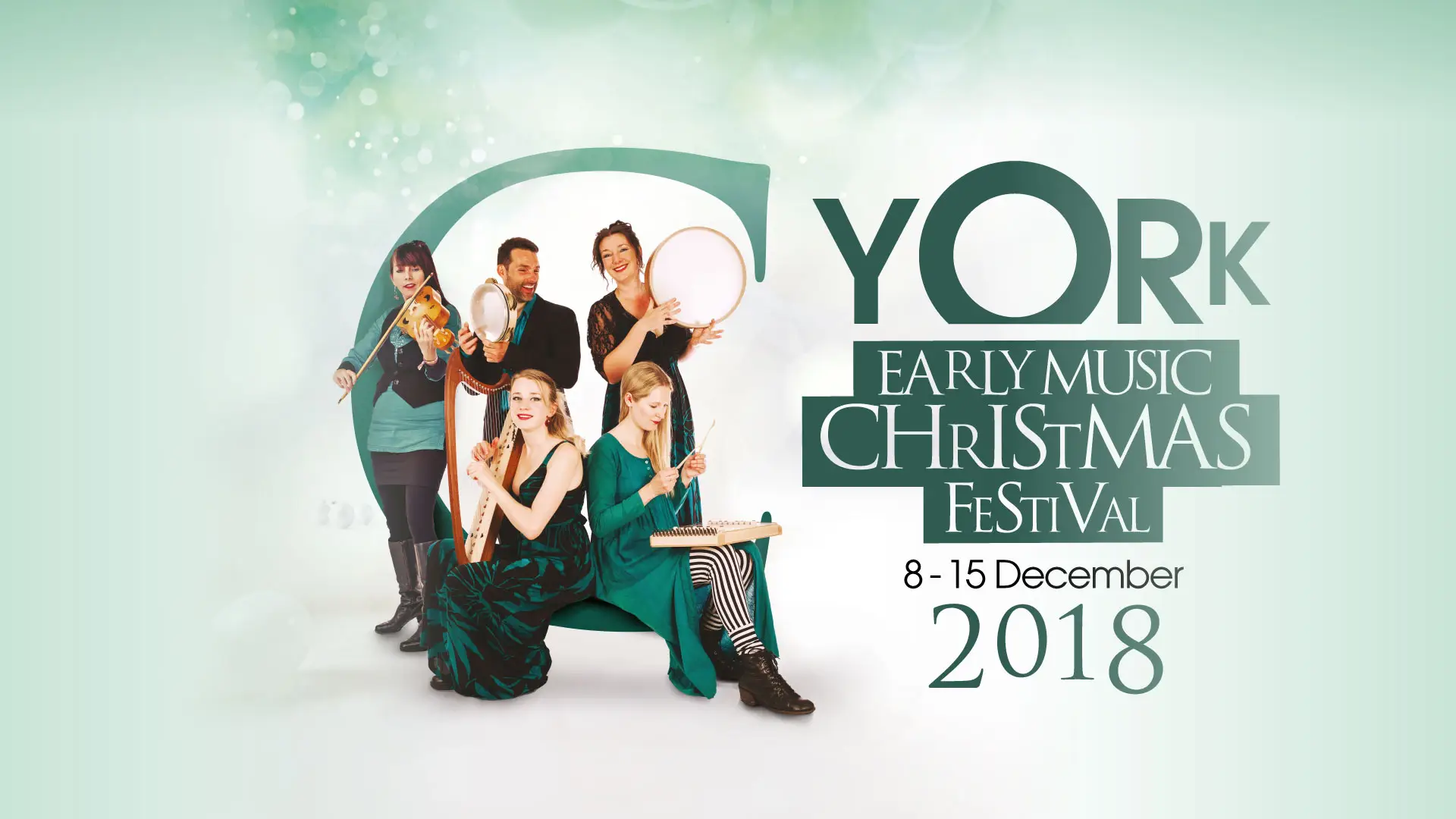 York Early Music Christmas Festival 2019 identity design