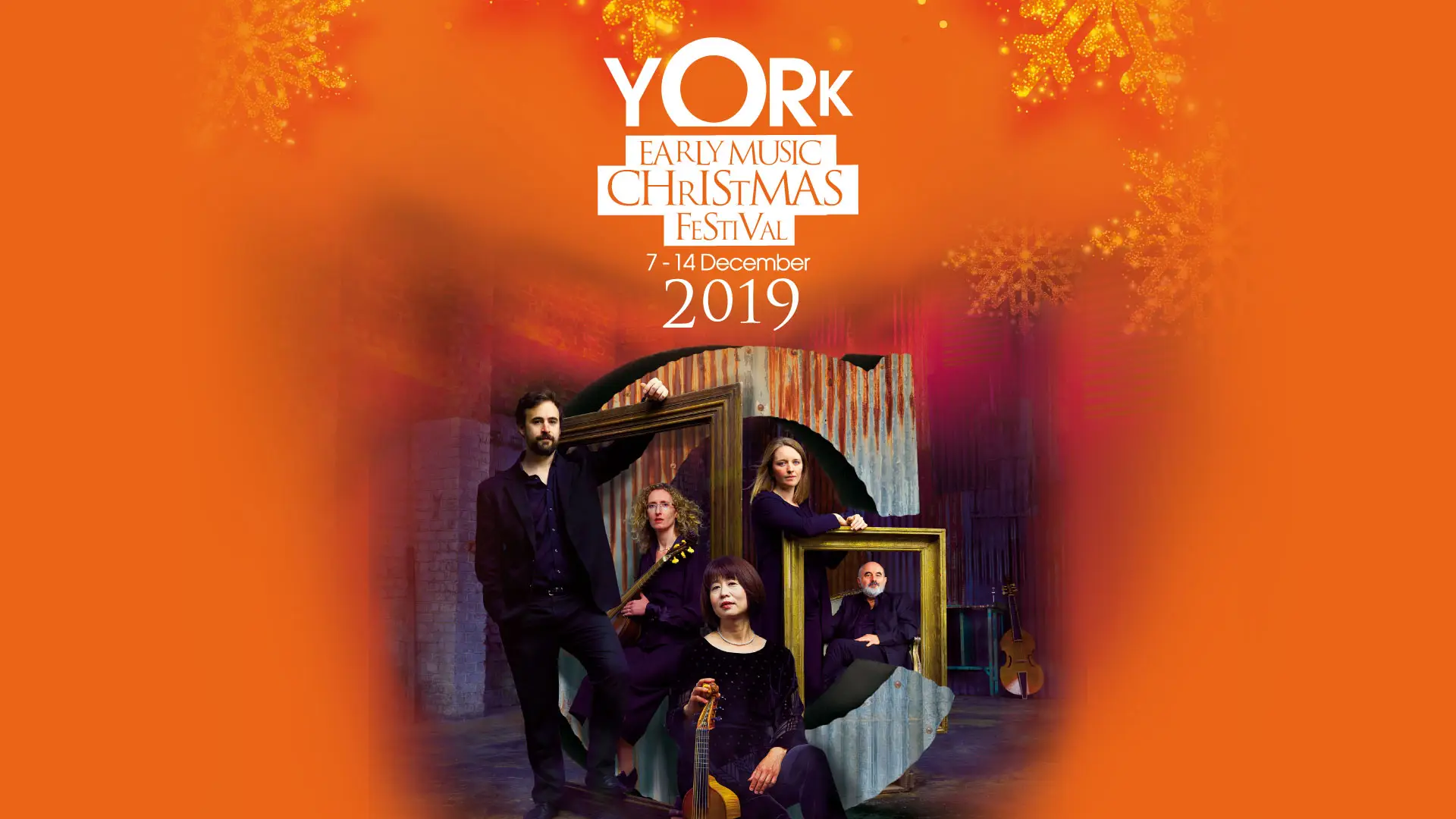 York Early Music Christmas Festival 2019 identity design