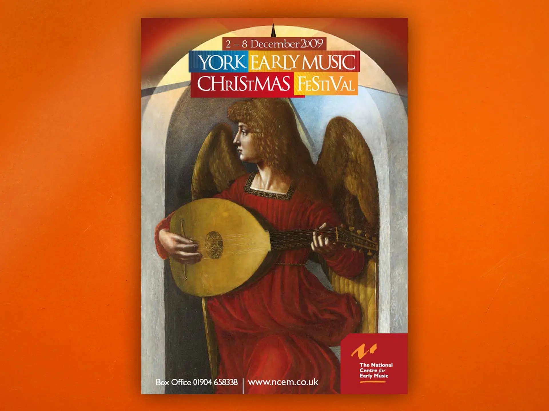 York Early Music Christmas Festival 2009 brochure design