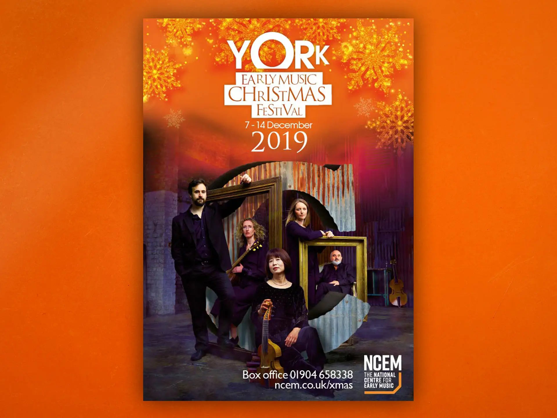 York Early Music Christmas Festival 2019 brochure design