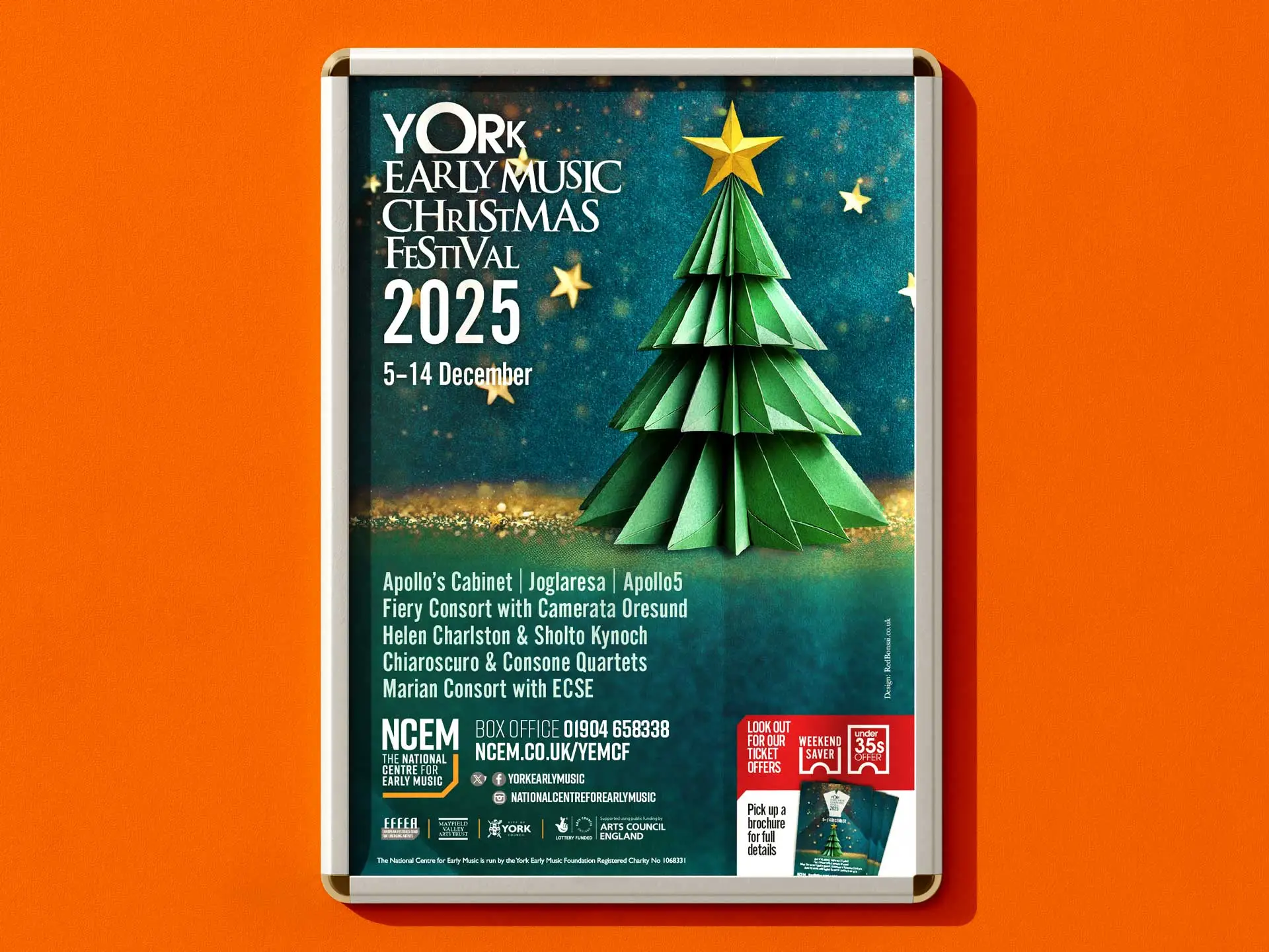 York Early Music Christmas Festival 2026 poster