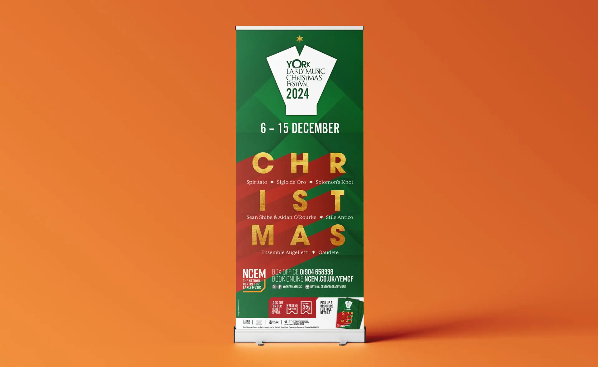 York Early Music Christmas Festival roller banner 2024