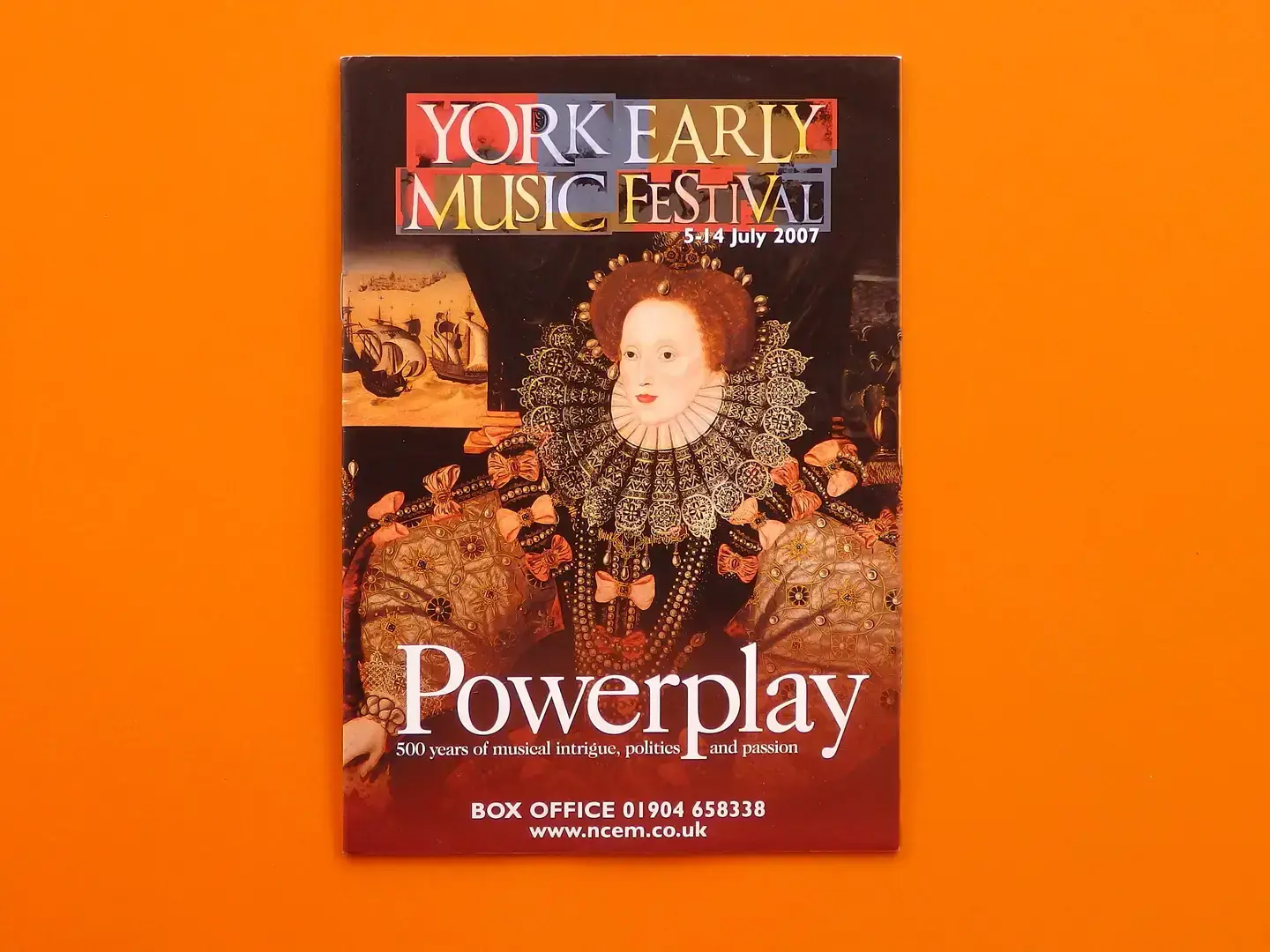 York Early Music Festival Brochure design 2007