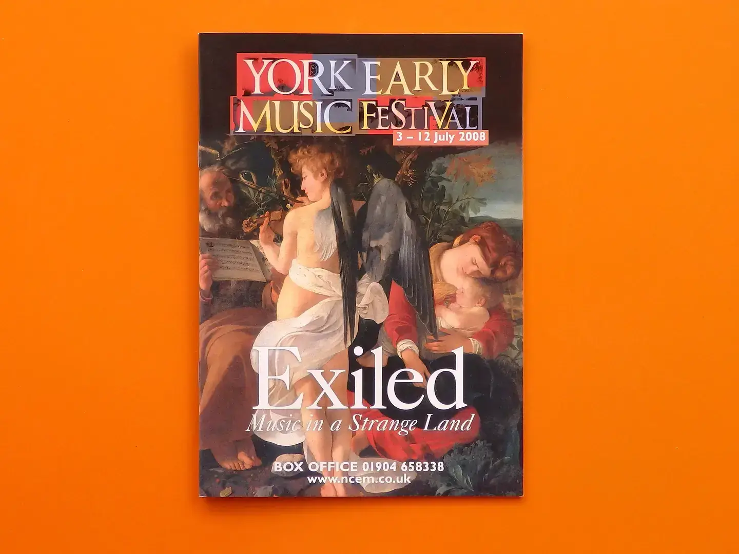 York Early Music Festival Brochure design 2008