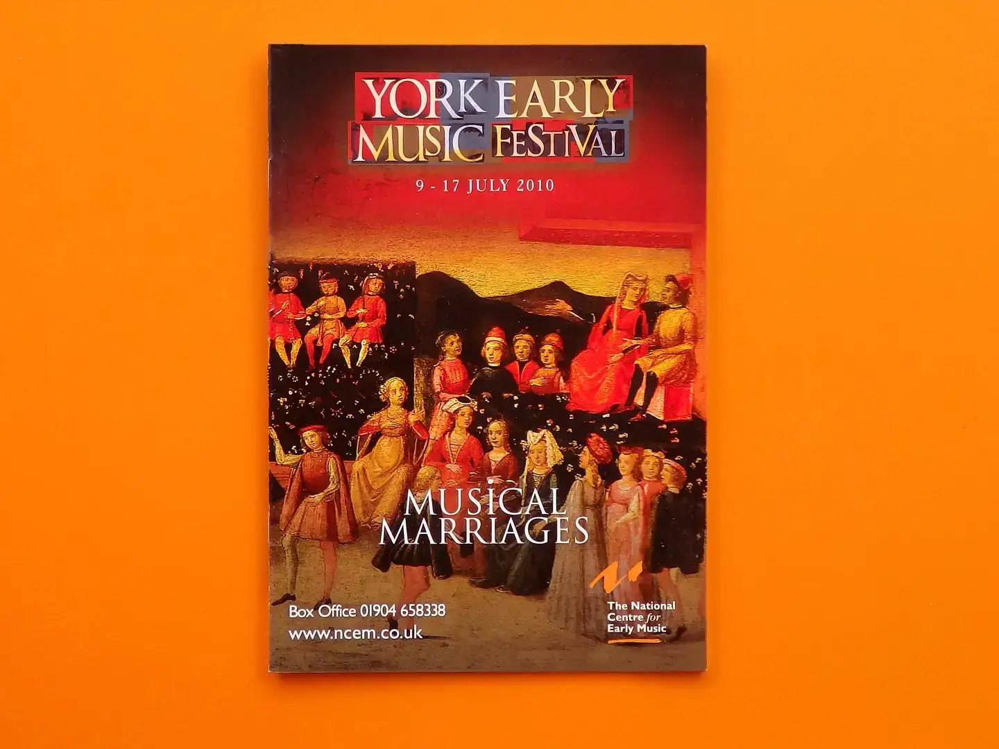 York Early Music Festival Brochure design 2010