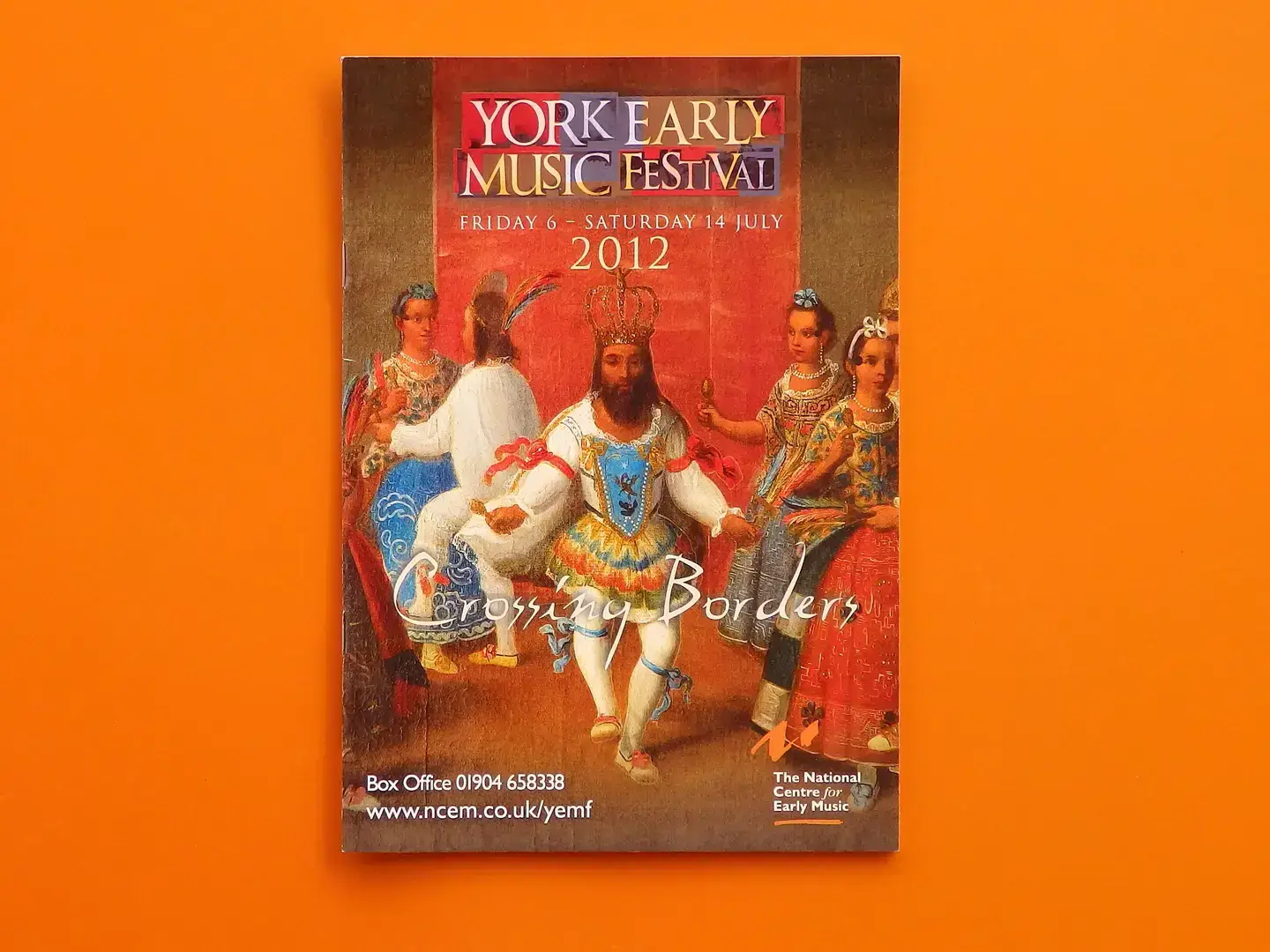 York Early Music Festival Brochure design 2012