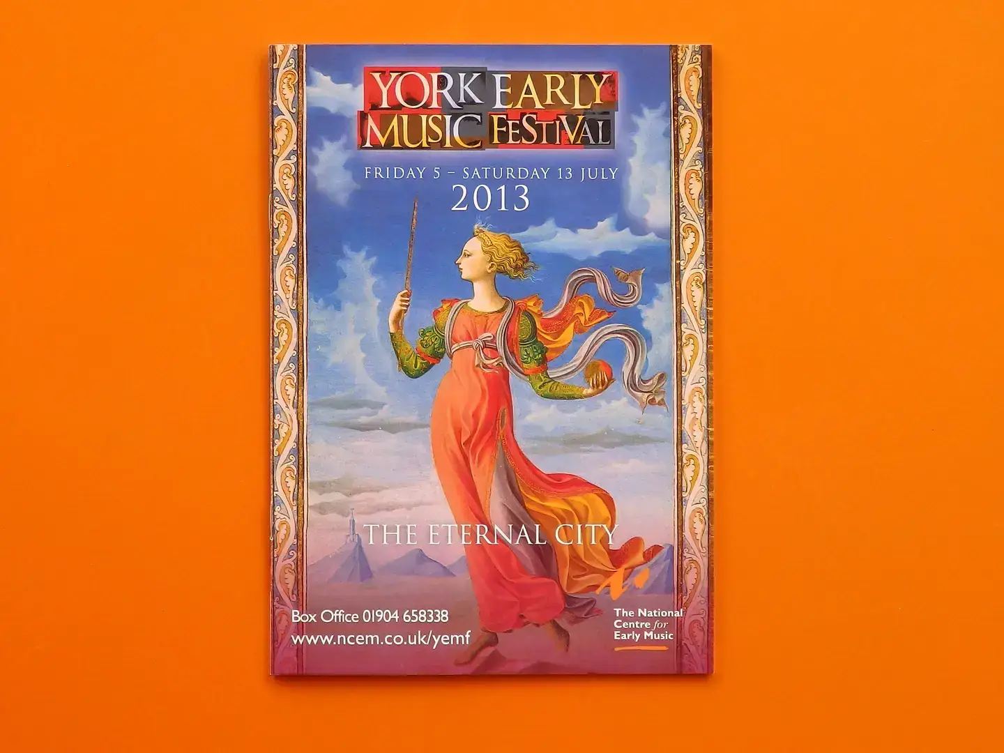 York Early Music Festival Brochure design 2013