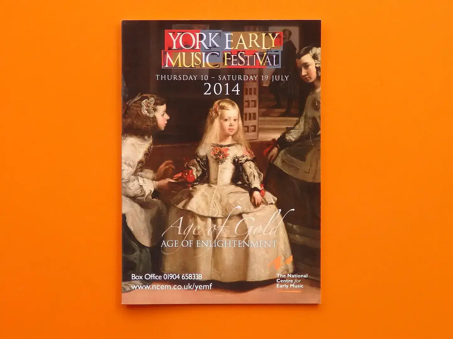 York Early Music Festival Brochure design 2014