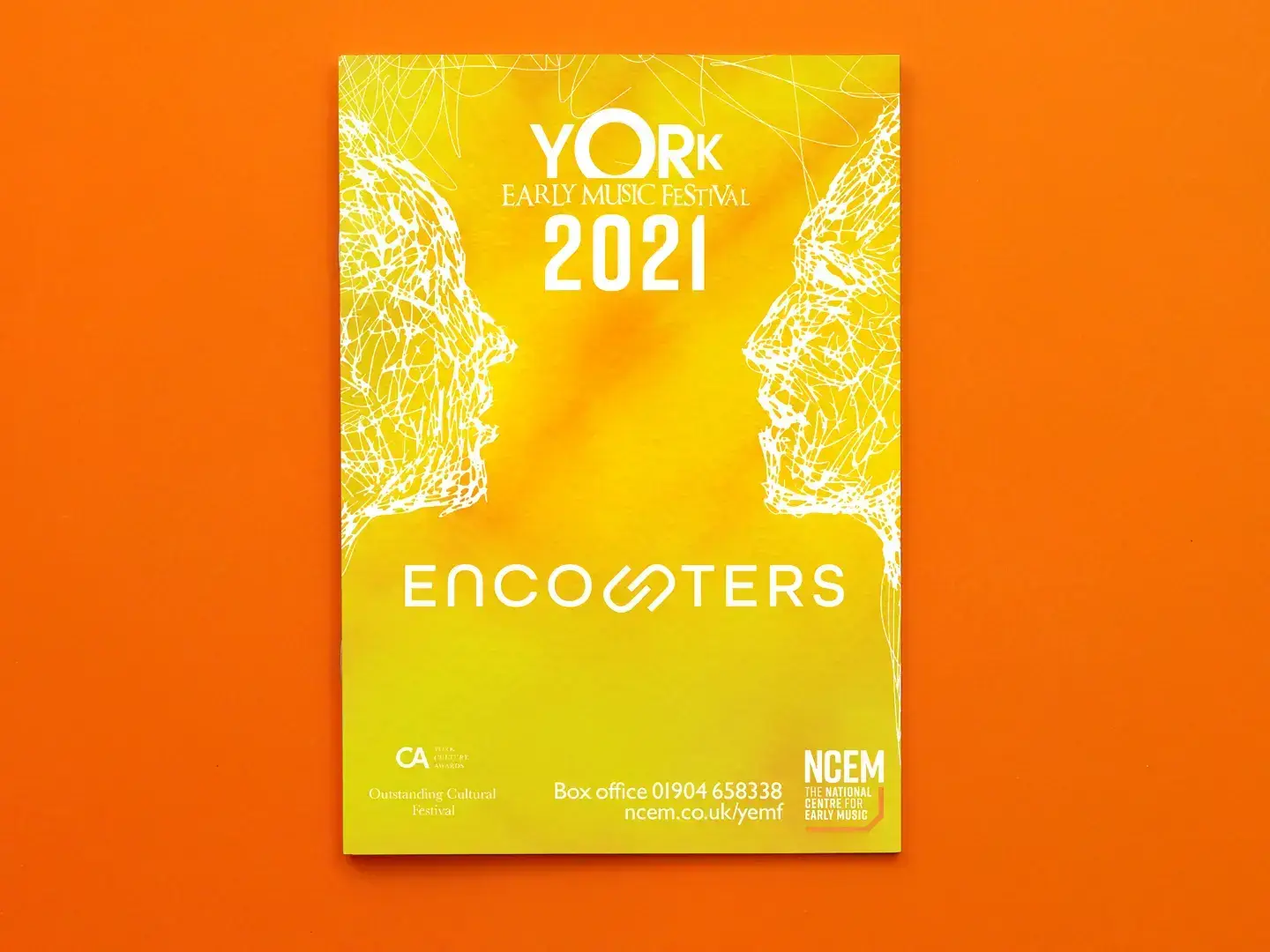 York Early Music Festival Brochure design 2021