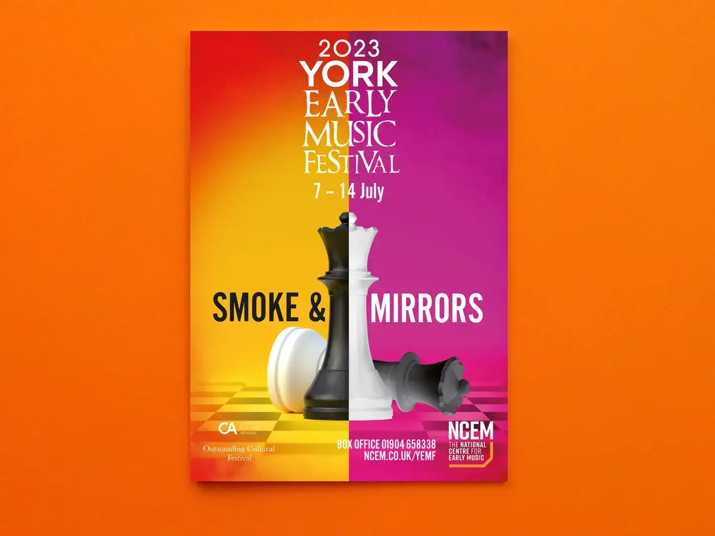 York Early Music Festival Brochure design 2023