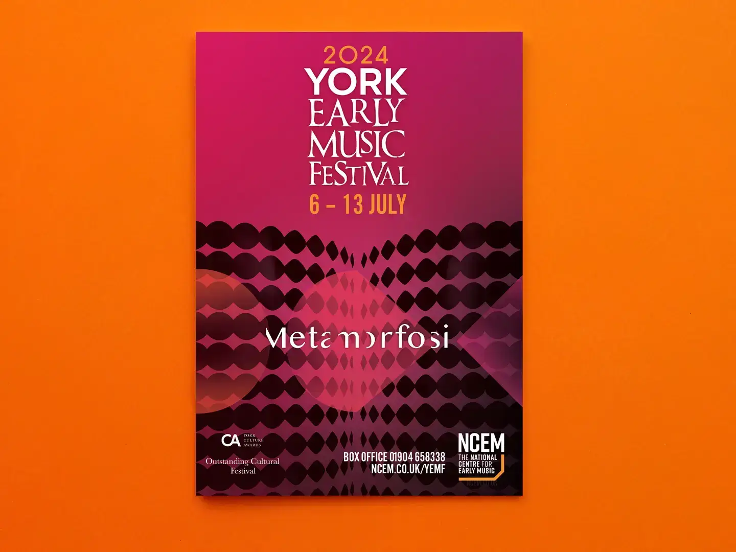 York Early Music Festival Brochure design 2024