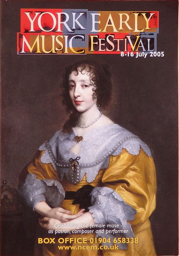 York Early Music Festival Brochure design 2005
